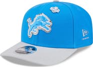 New Era Men's New Era Blue/Silver Detroit Lions 2026 NFL Draft 9SEVENTY Adjustable Hat