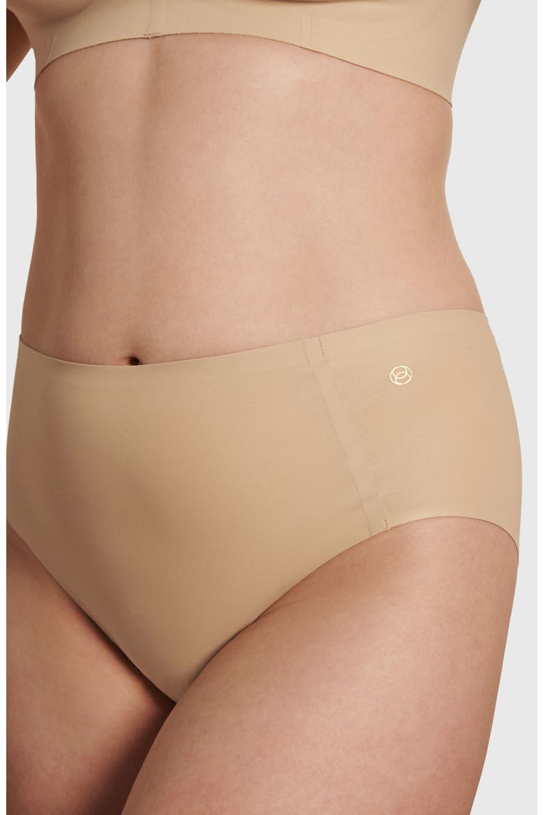 High Waisted Retro Bikini, Alternate, color, SAND