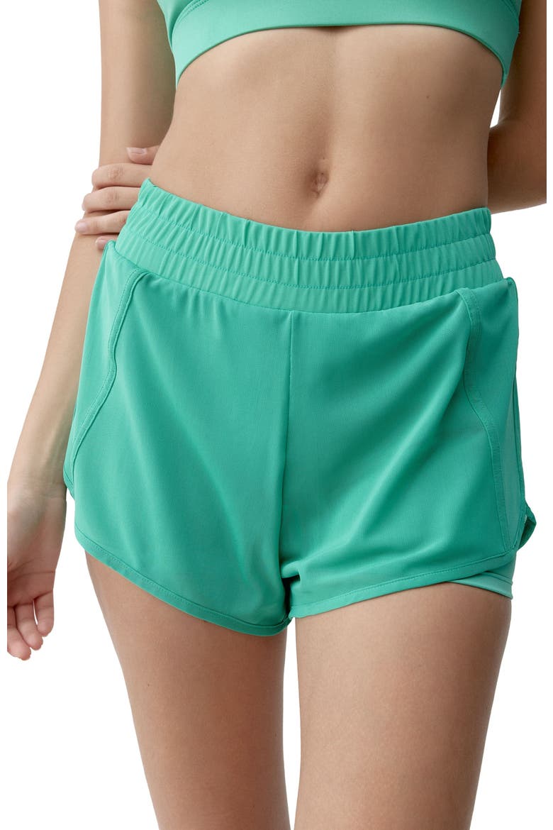 Padma 2.0 Performance Sports Short, Main, color, Miami Green