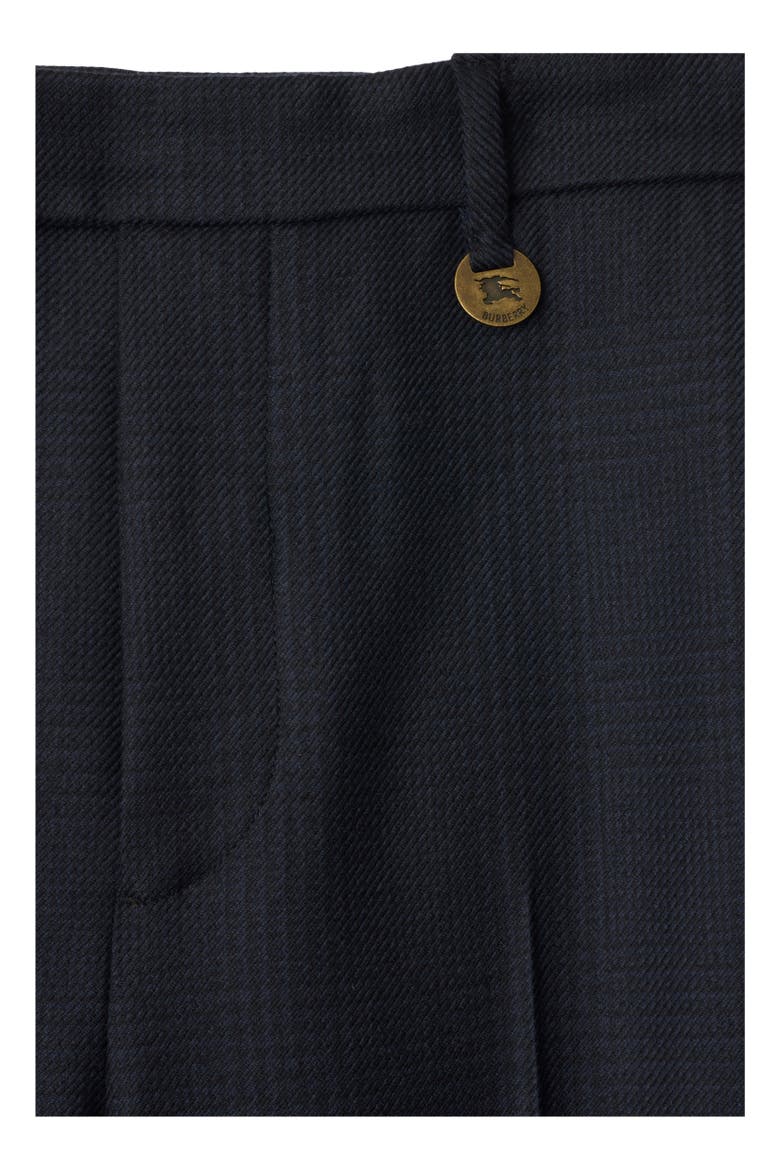 Check Wool Tailored Trousers, Alternate, color, Tarmac grey/dark pewter grey