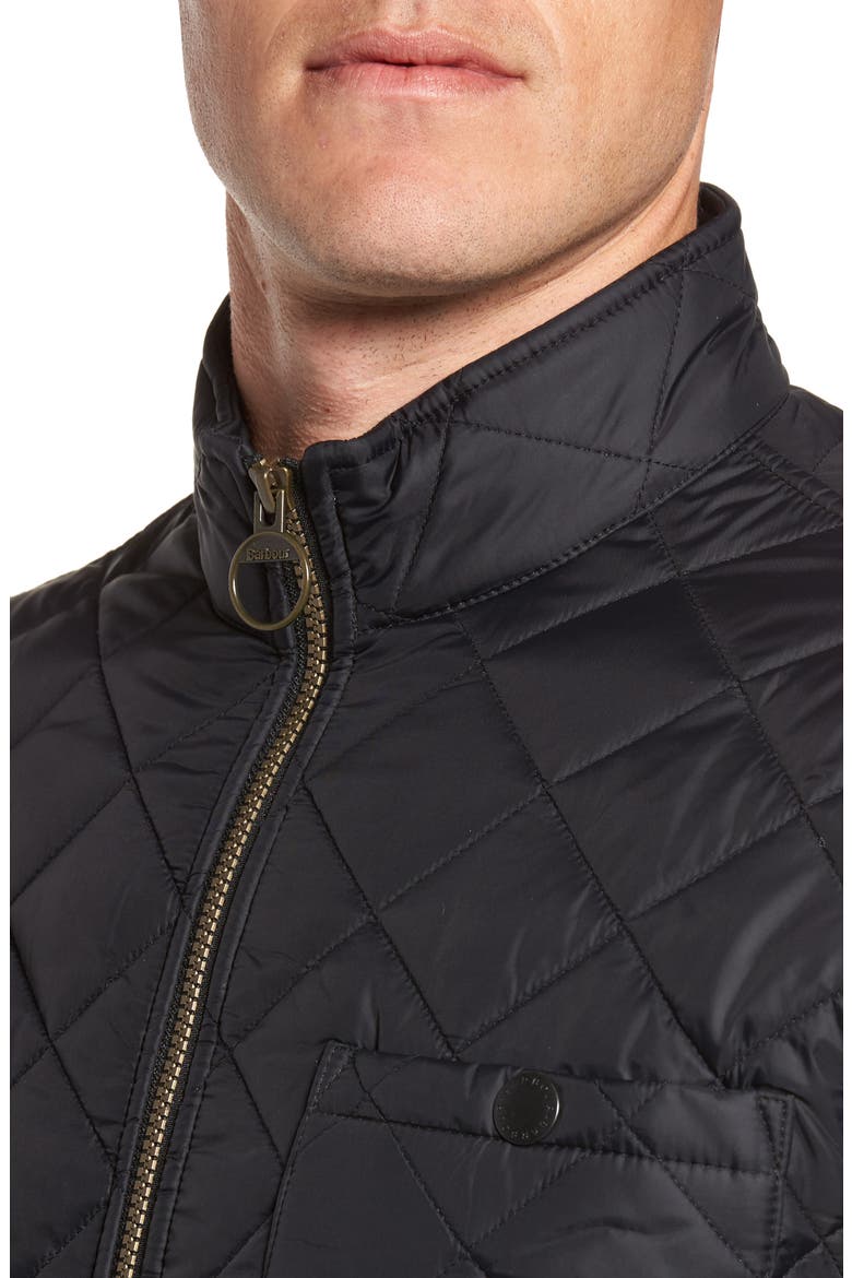 Pod Regular Fit Quilted Jacket, Alternate, color, BLACK
