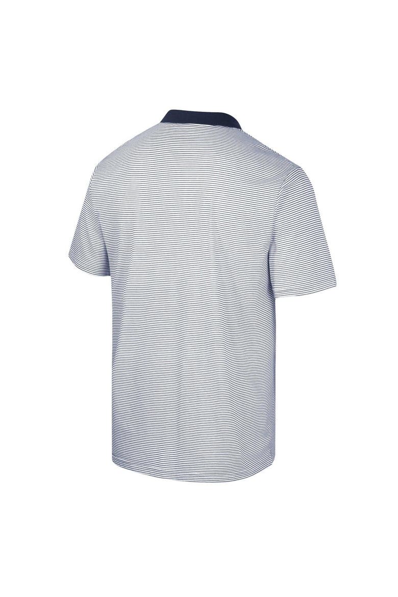 Men's Colosseum White UCLA Bruins Print Stripe Polo, Alternate, color, White