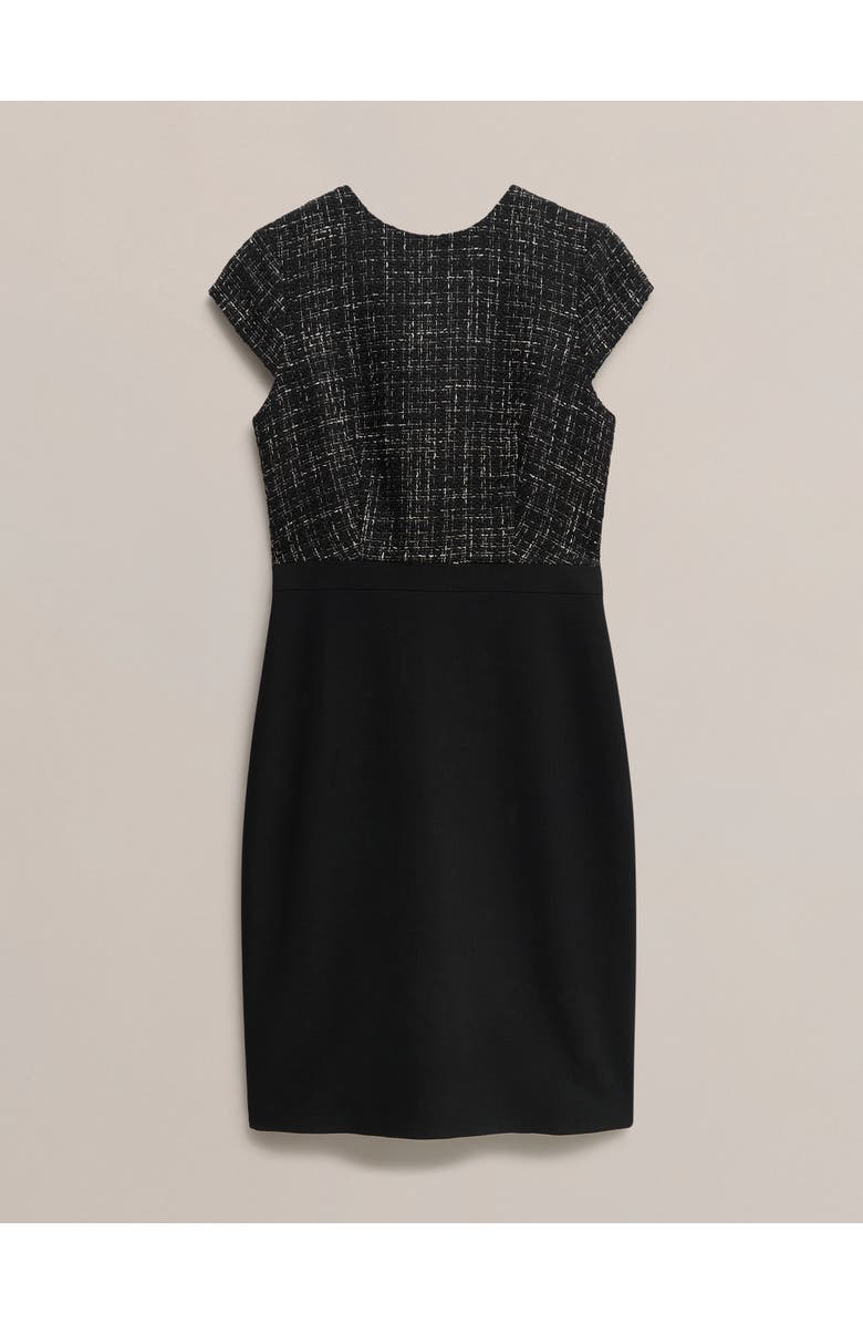 HOBBS LONDON Esme Dress, Alternate, color, Black White