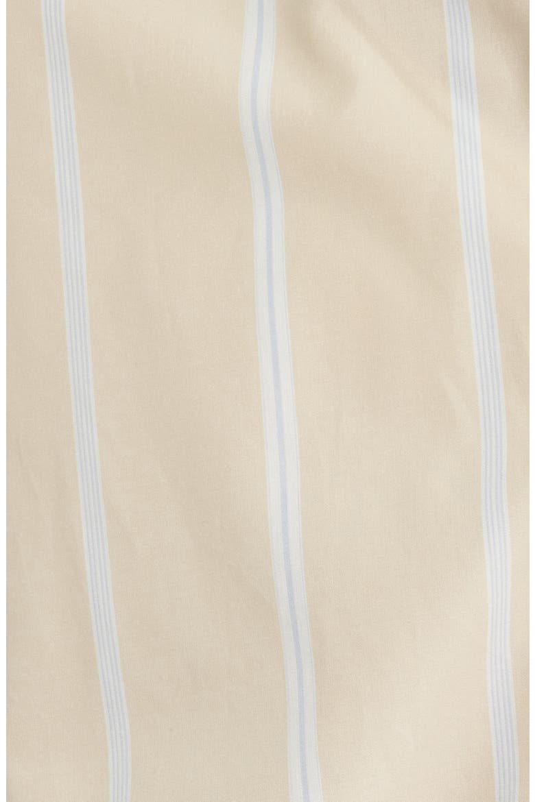 Long Sleeve Stripe Cinch Button-Up Top, Alternate, color, BARE LINE STRIPE