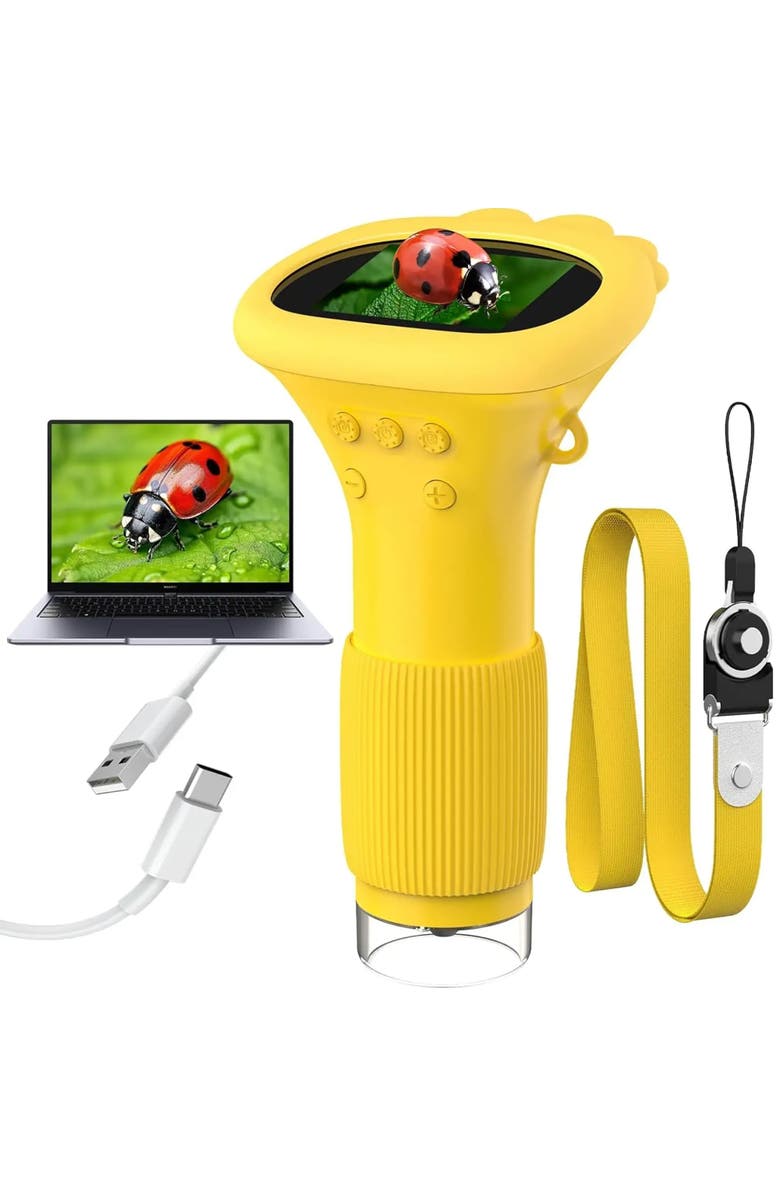 MODBOX LCD Discovery Microscope, Portable Handheld Observation Tool, Kids 6+, Alternate, color,
