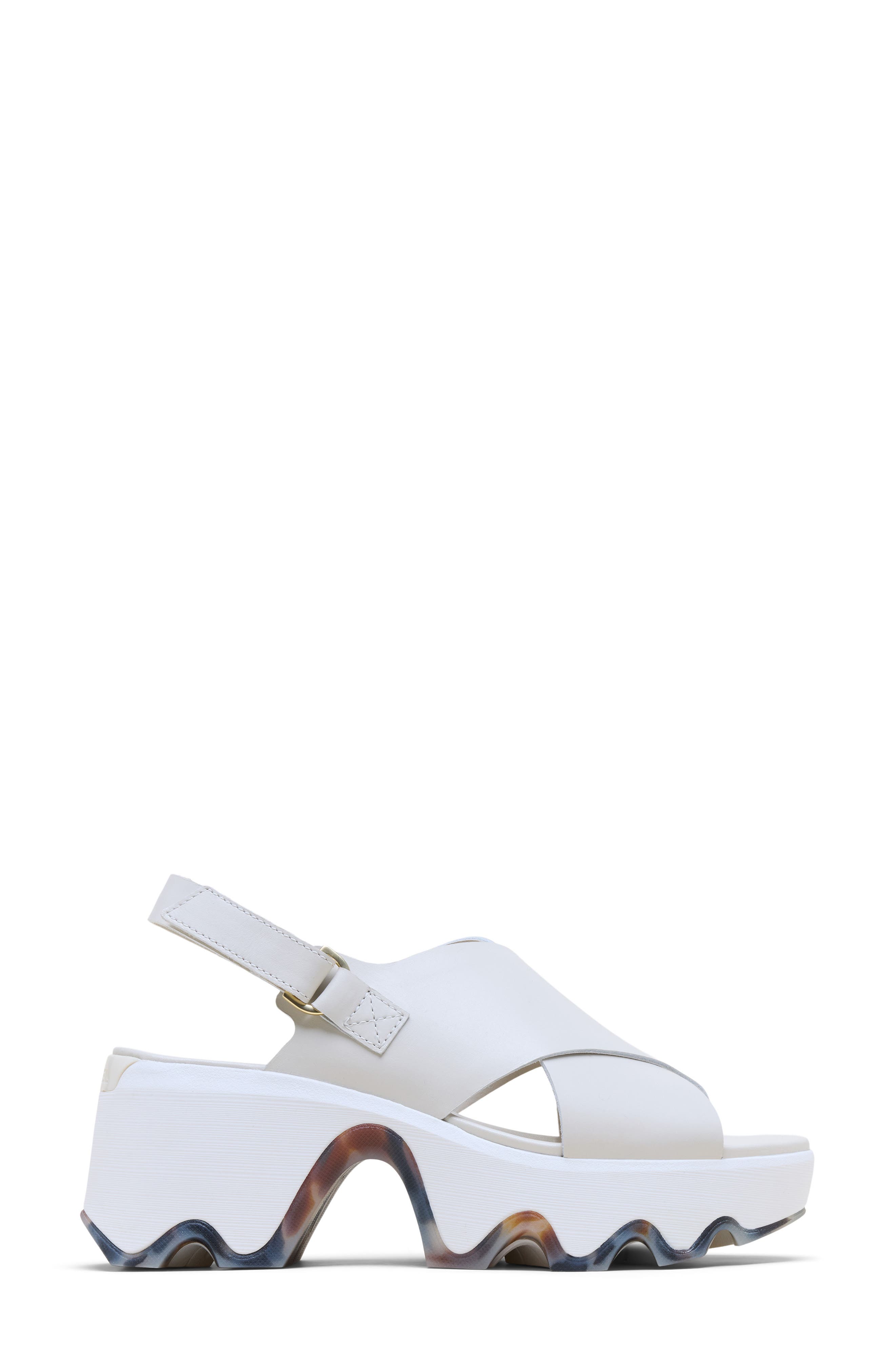 Kinetic™ Aura Slingback Platform Sandal, Alternate, color, FAWN/ BLACK