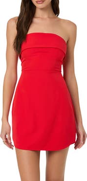 ASTR the Label Strapless Popover Minidress
