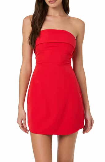 ASTR the Label Strapless Popover Minidress