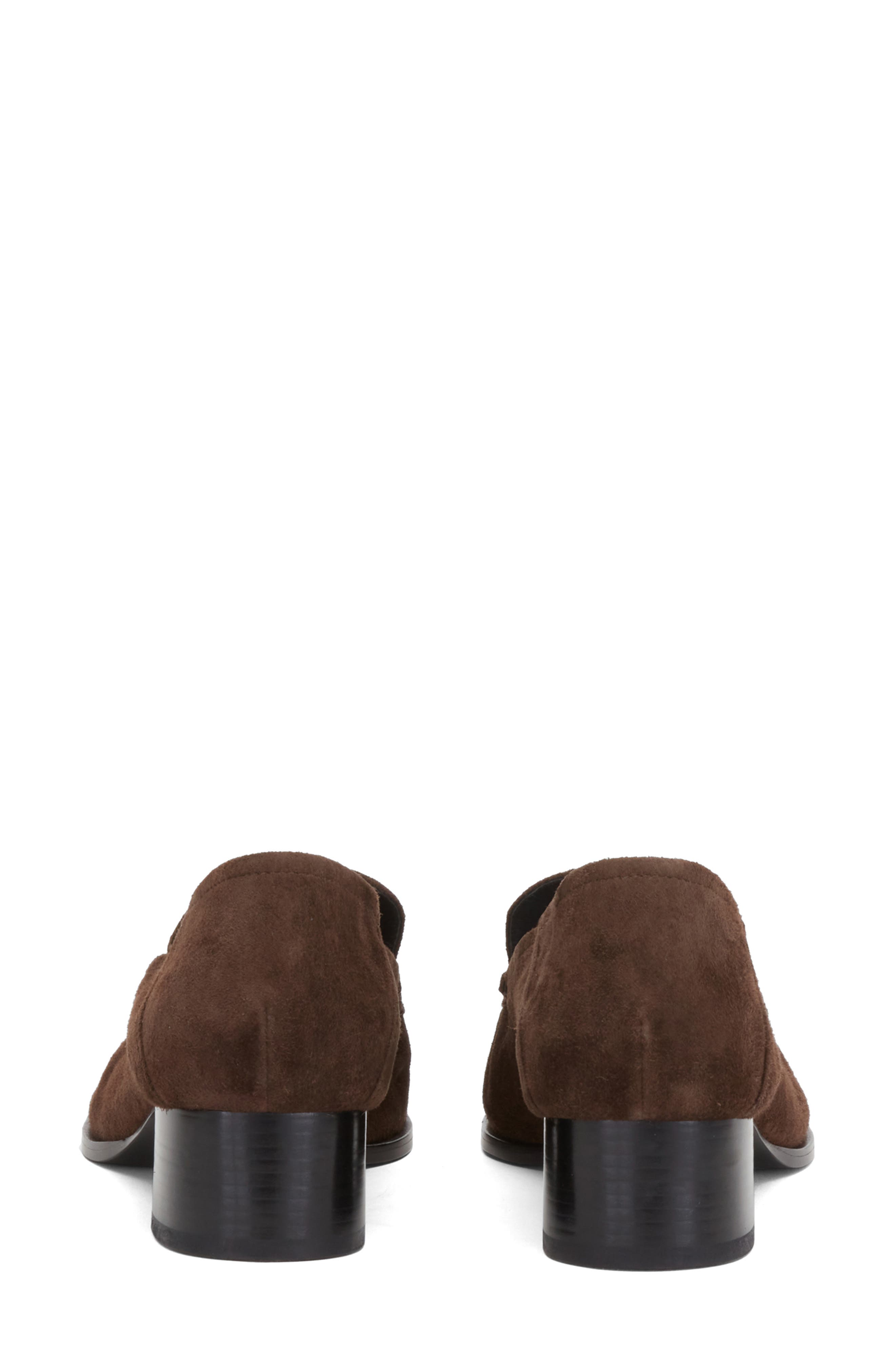 Nadia Loafer Pump, Alternate, color, CHOCOLATE