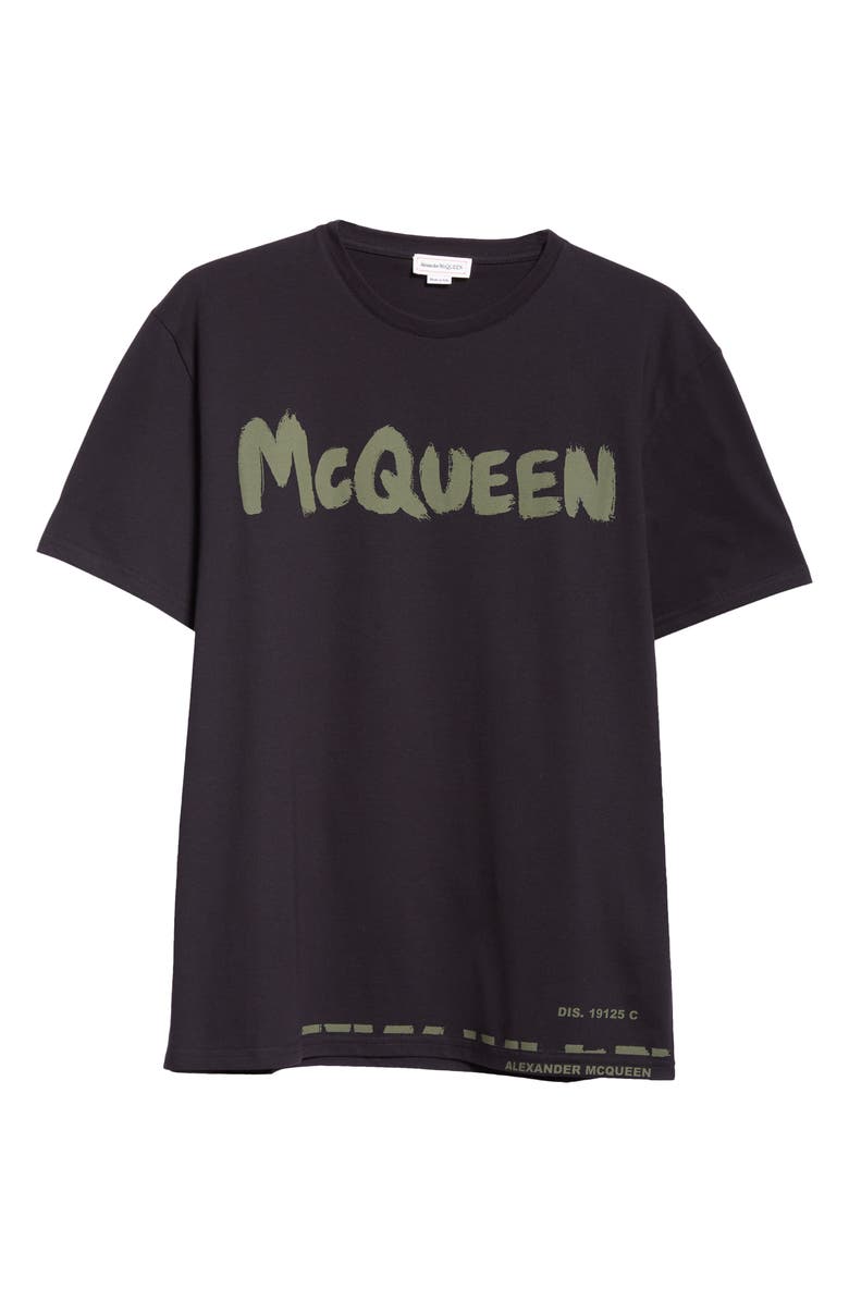 McQueen Graffiti Logo Graphic T-Shirt, Alternate, color, 