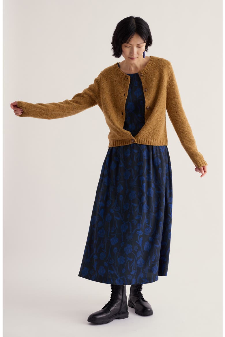 Dawson Pick Merino Wool Blend Cardigan, Alternate, color, GOLDEN PEAR