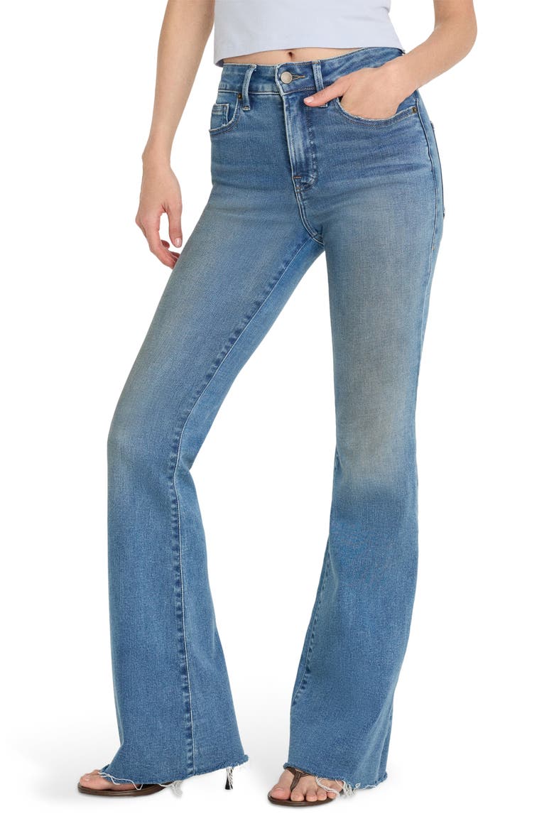 Soft-Tech Good Legs Flare Jeans, Main, color, INDIGO1211