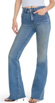 Good American Soft-Tech Good Legs Flare Jeans