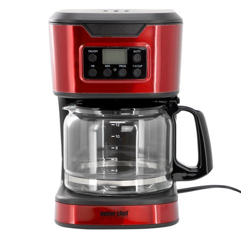 12 Cup Stainless Steel Programmable Coffee Maker
