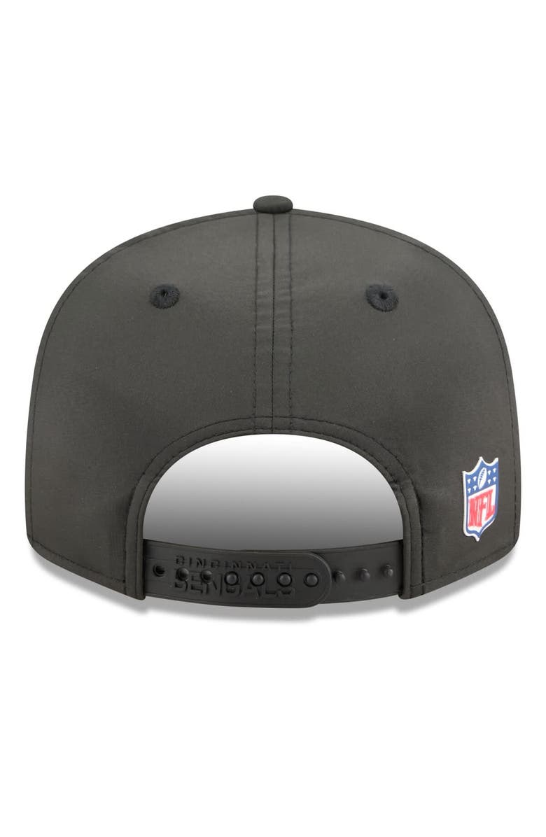 New Era Men's New Era Black Cincinnati Bengals 2025 Sideline  Split Panel 9FIFTY Snapback Hat, Alternate, color, Black