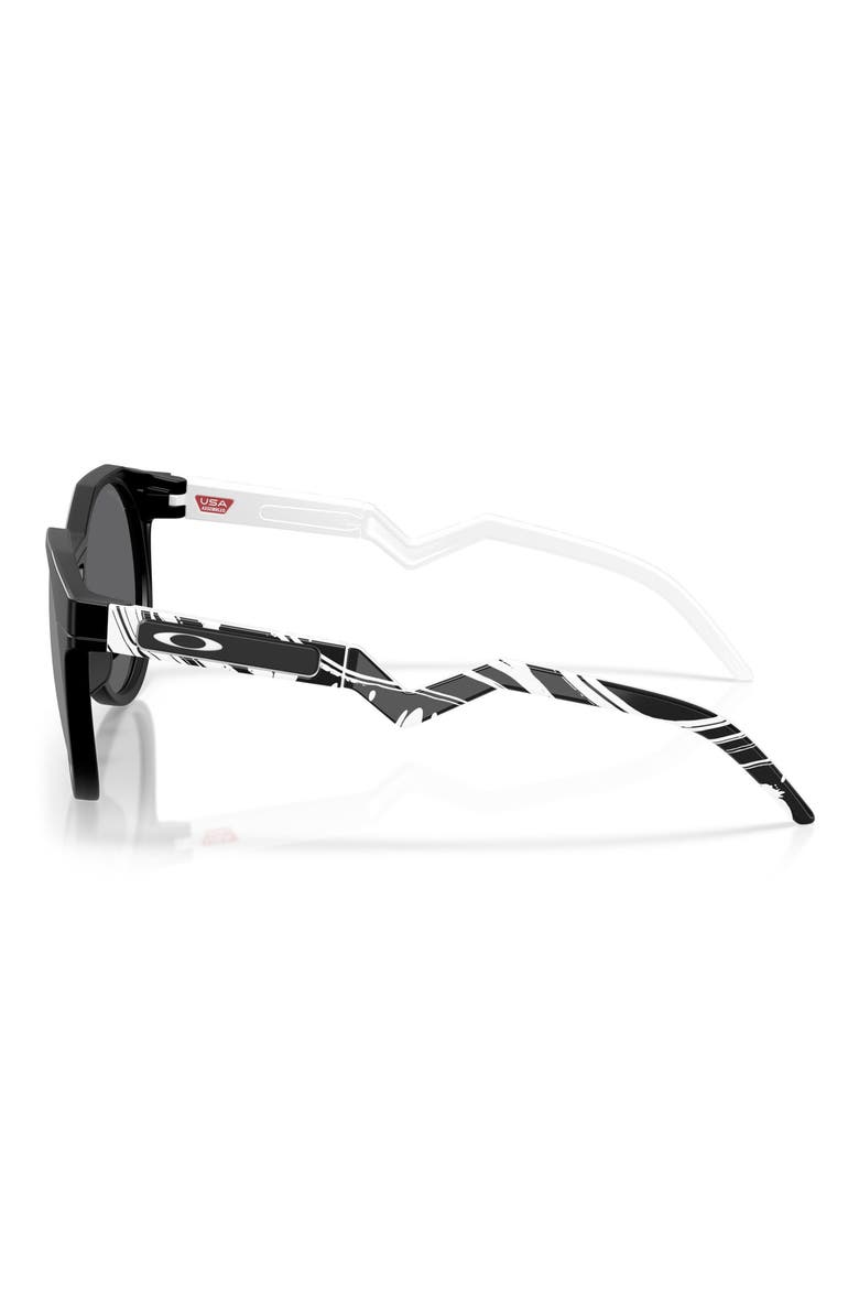 52mm Prizm™ Round Sunglasses, Alternate, color, MATTE BLACK