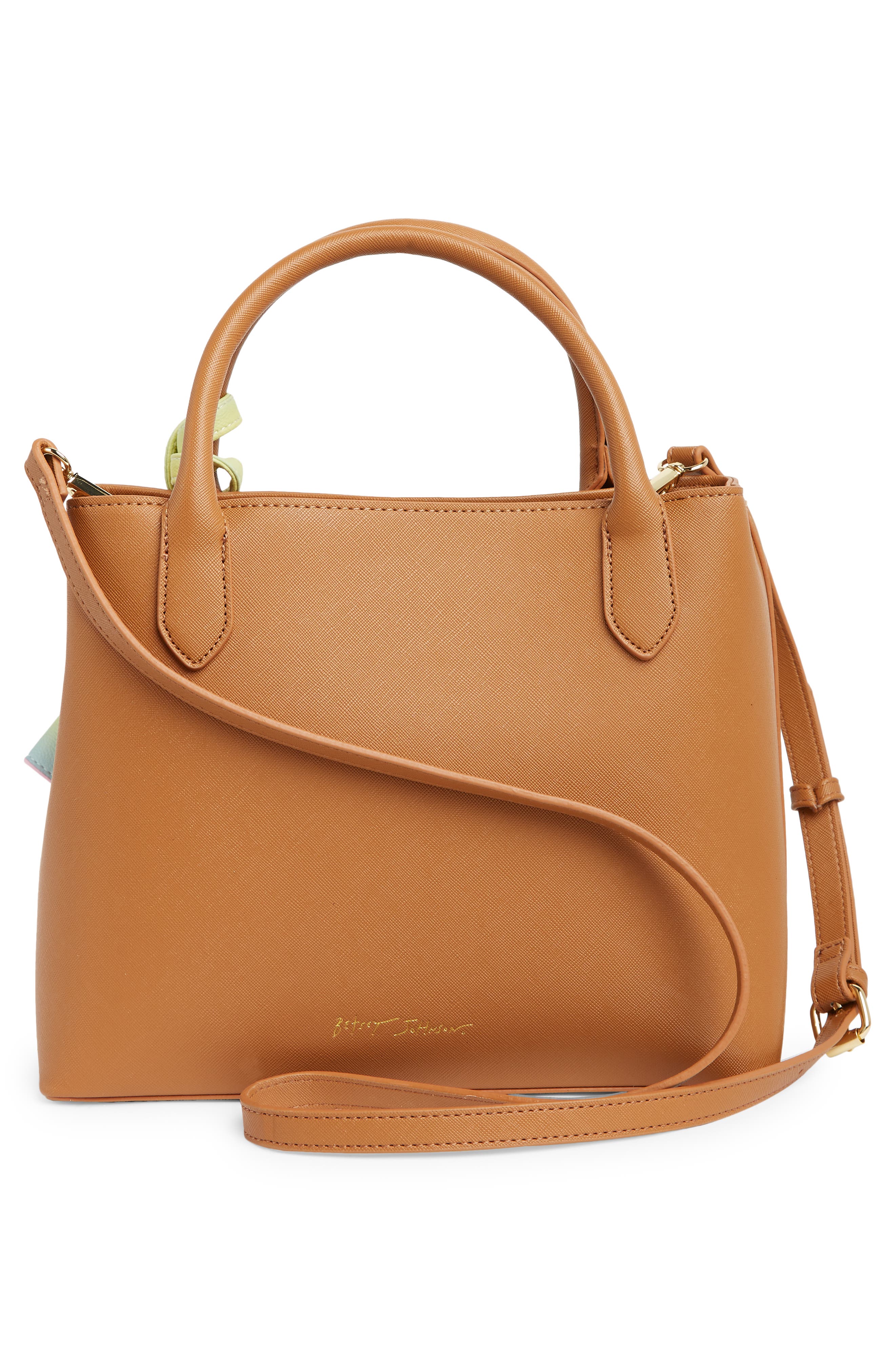 Betsey Johnson Structured Triple Compartment Tote, Alternate, color, 