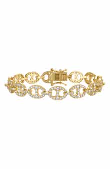 FZN Chain Link Cubic Zirconia Bracelet