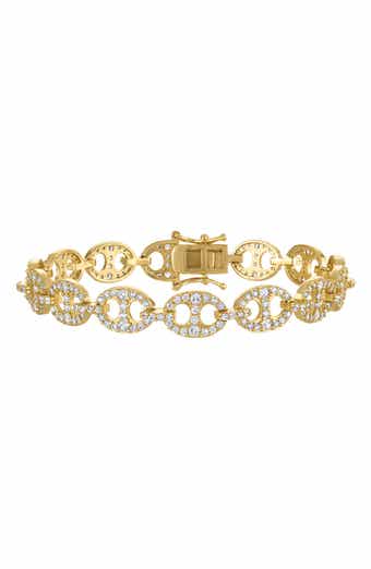 Chain Link Cubic Zirconia Bracelet