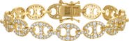 FZN Chain Link Cubic Zirconia Bracelet