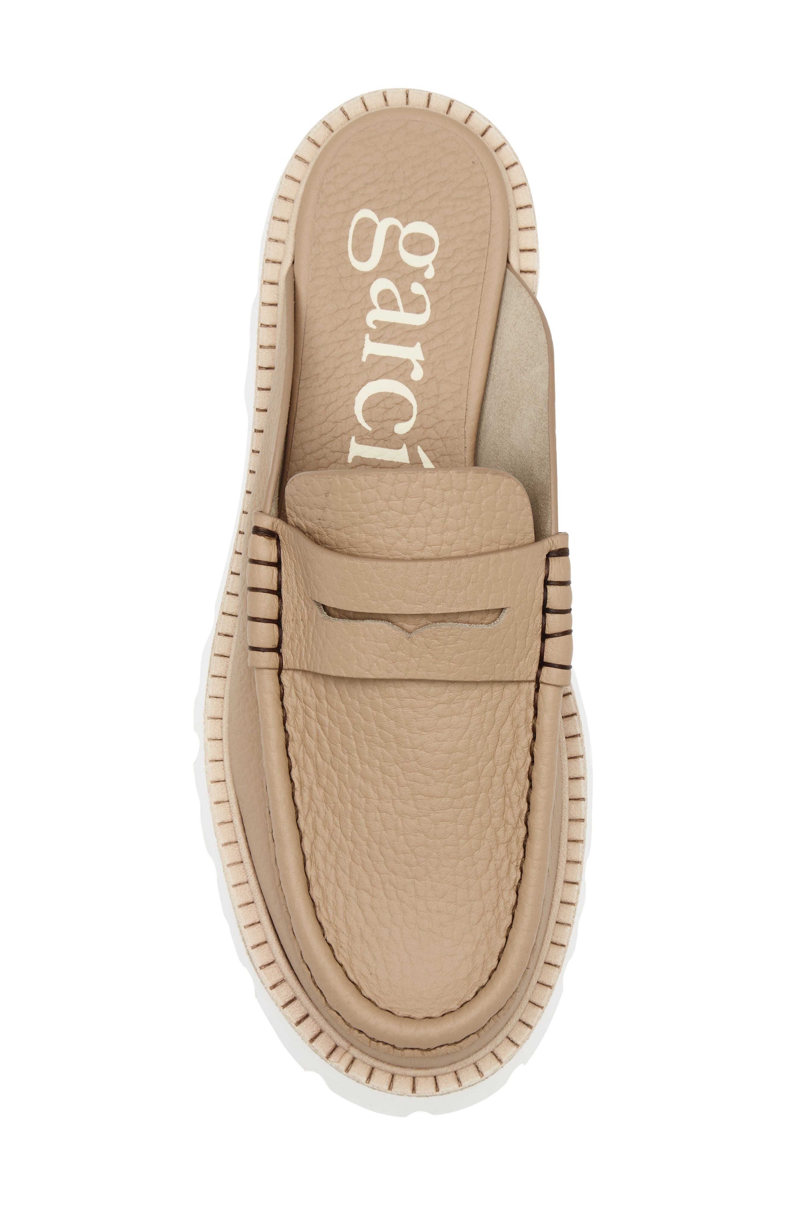 Pedro Garcia Savy Loafer Mule, Alternate, color, Camel Cervo