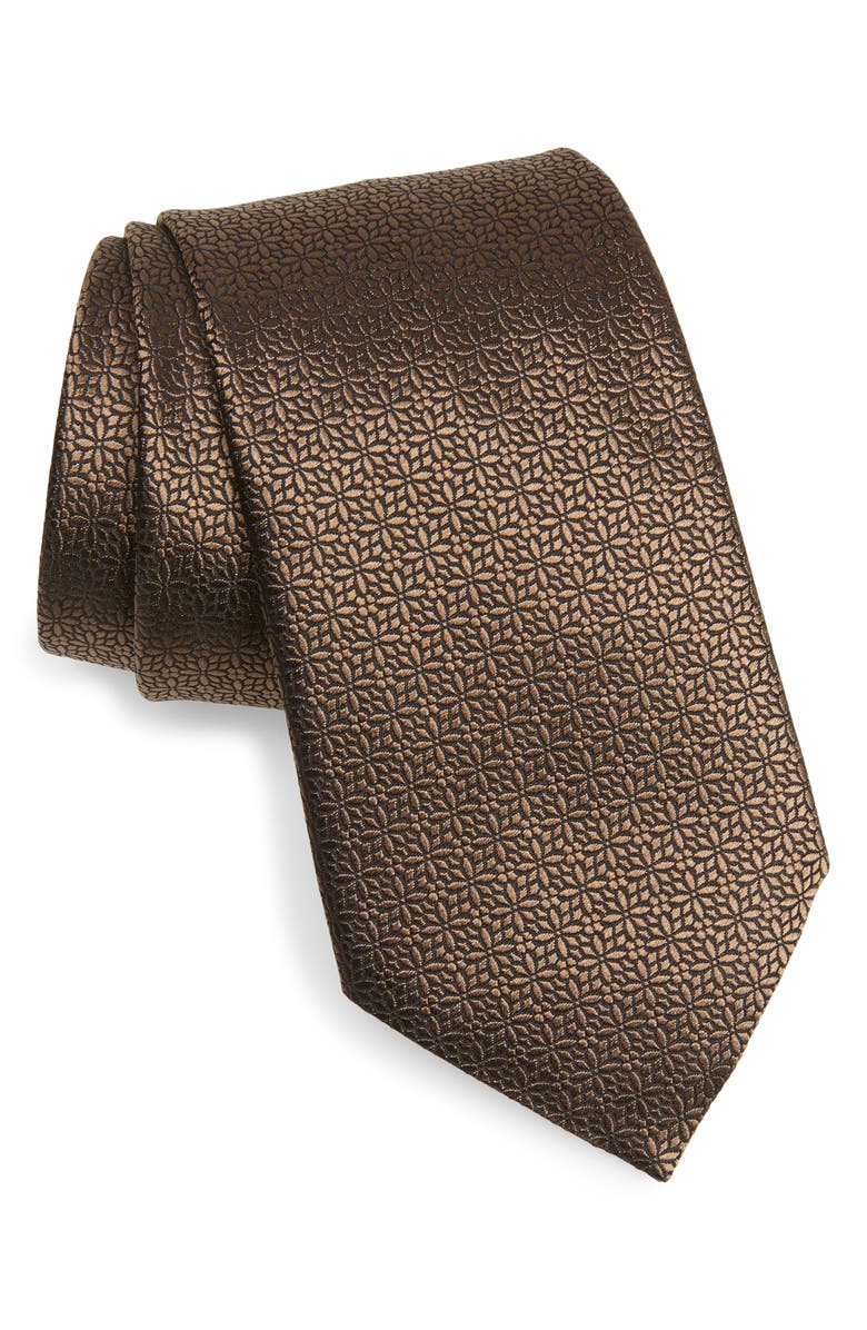 ZEGNA Ermenegildo Zegna Eleganti Fan Silk Tie, Main, color, 
