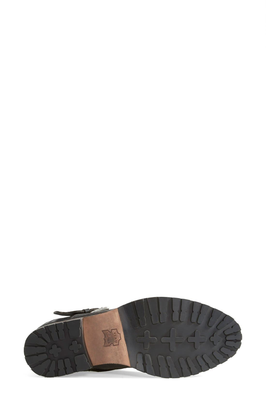 'Siesta' Moto Boot, Alternate, color, BLACK