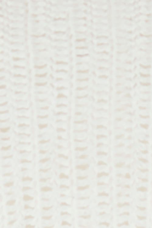 Helen Jon Scallop Crochet Tank In White