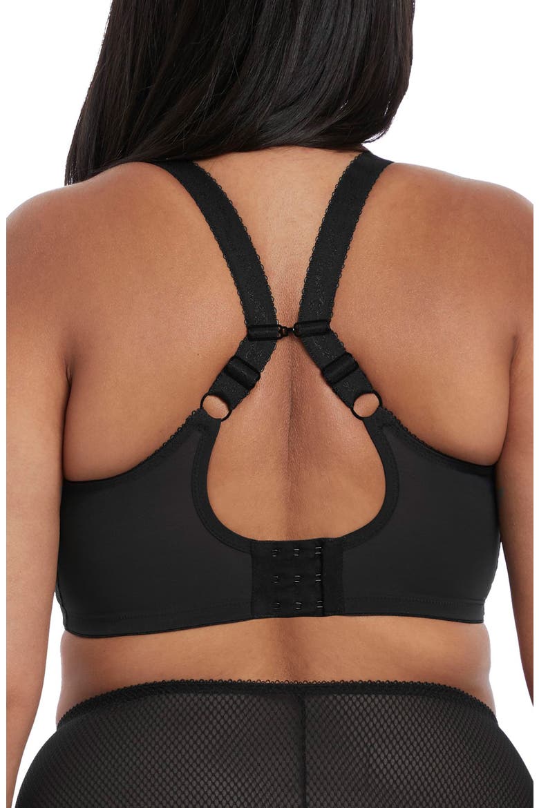 Charley Full Figure Underwire Convertible Plunge Bra, Alternate, color, BLACK