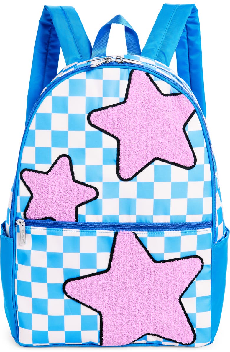 Iscream Kids' Star Checkered Backpack, Main, color,