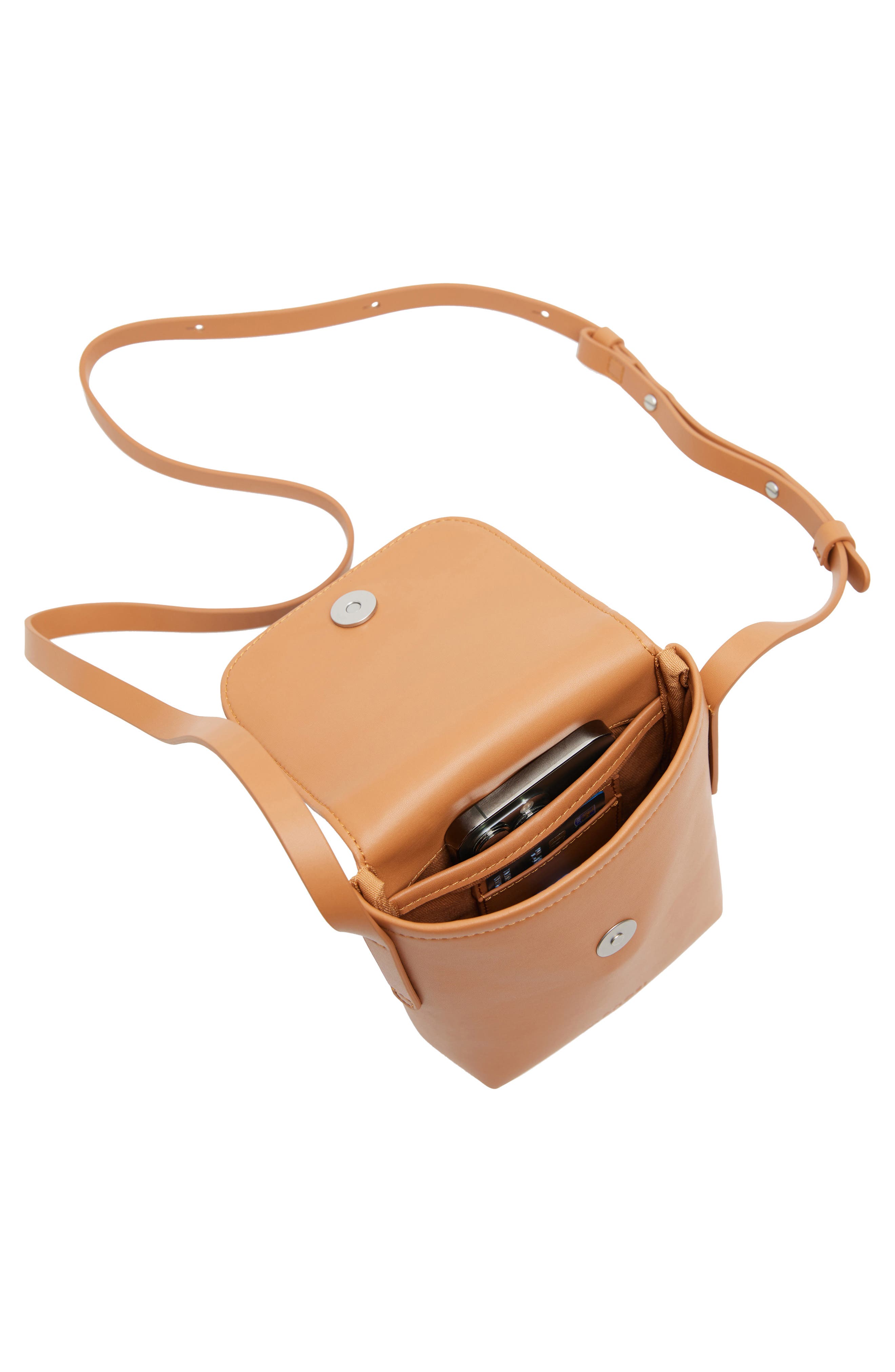 Monos Mini Metro Crossbody Bag, Alternate, color, Saddle Tan