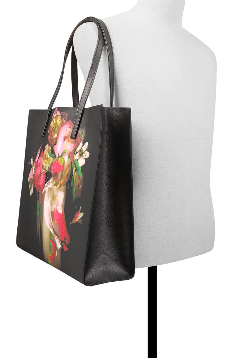Ted Baker Soocon Floral Print Tote, Alternate, color, Winter Glow Epi Synthetic Epi