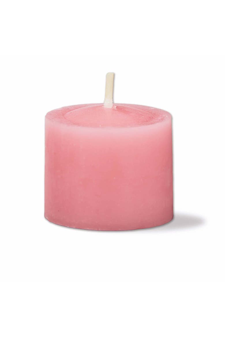 Color Studio Pink Votive Candles Set of 12 Smokeless Wax, Alternate, color, Pink