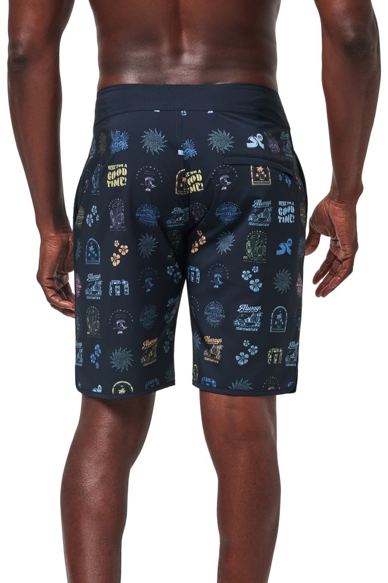 Longboarders Swim Trunks, Alternate, color, BLACK