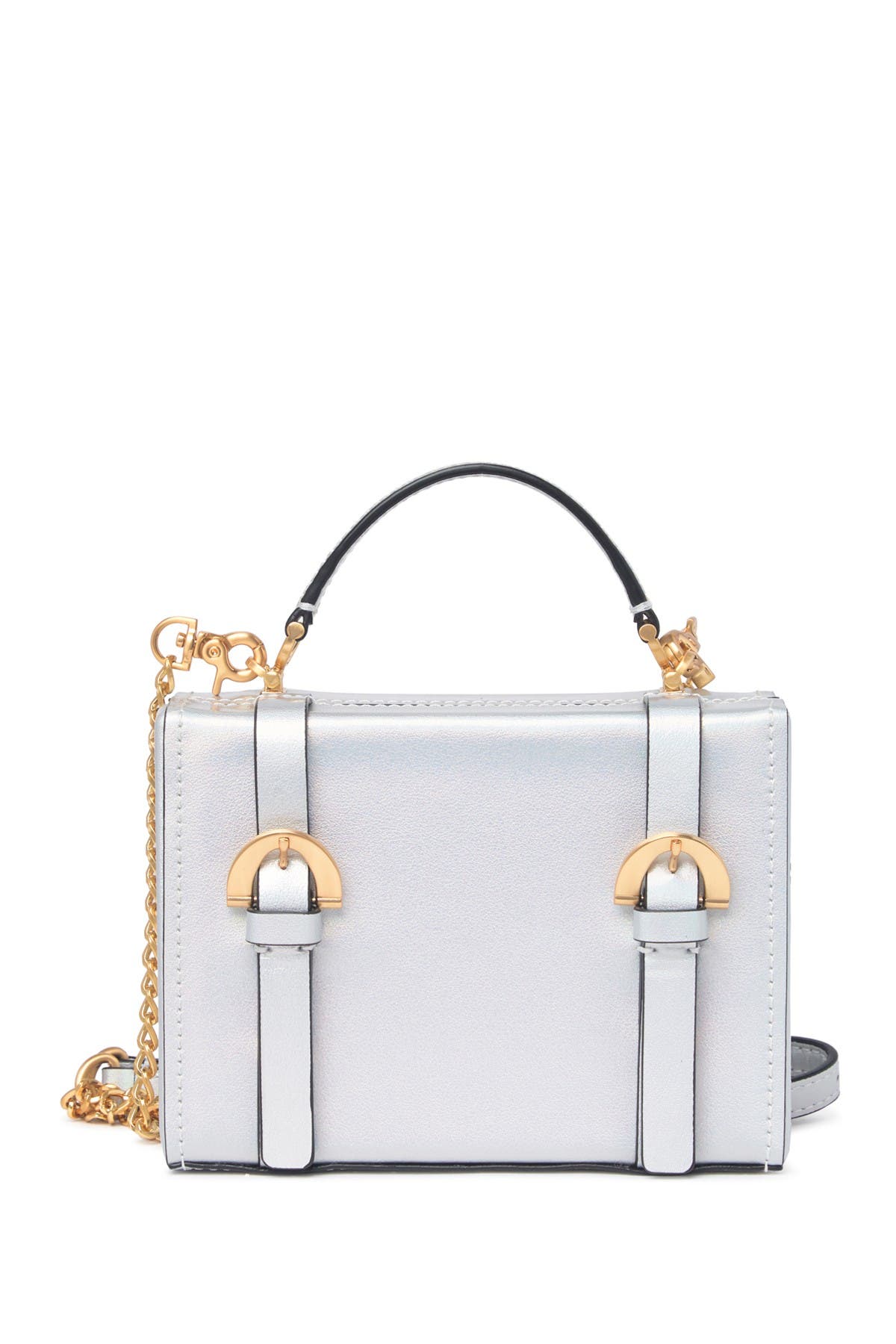 ZAC Zac Posen Biba Buckle Small Box Crossbody Bag (Men) | Nordstromrack