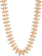 Open Edit Bold Ball Chain Collar Necklace