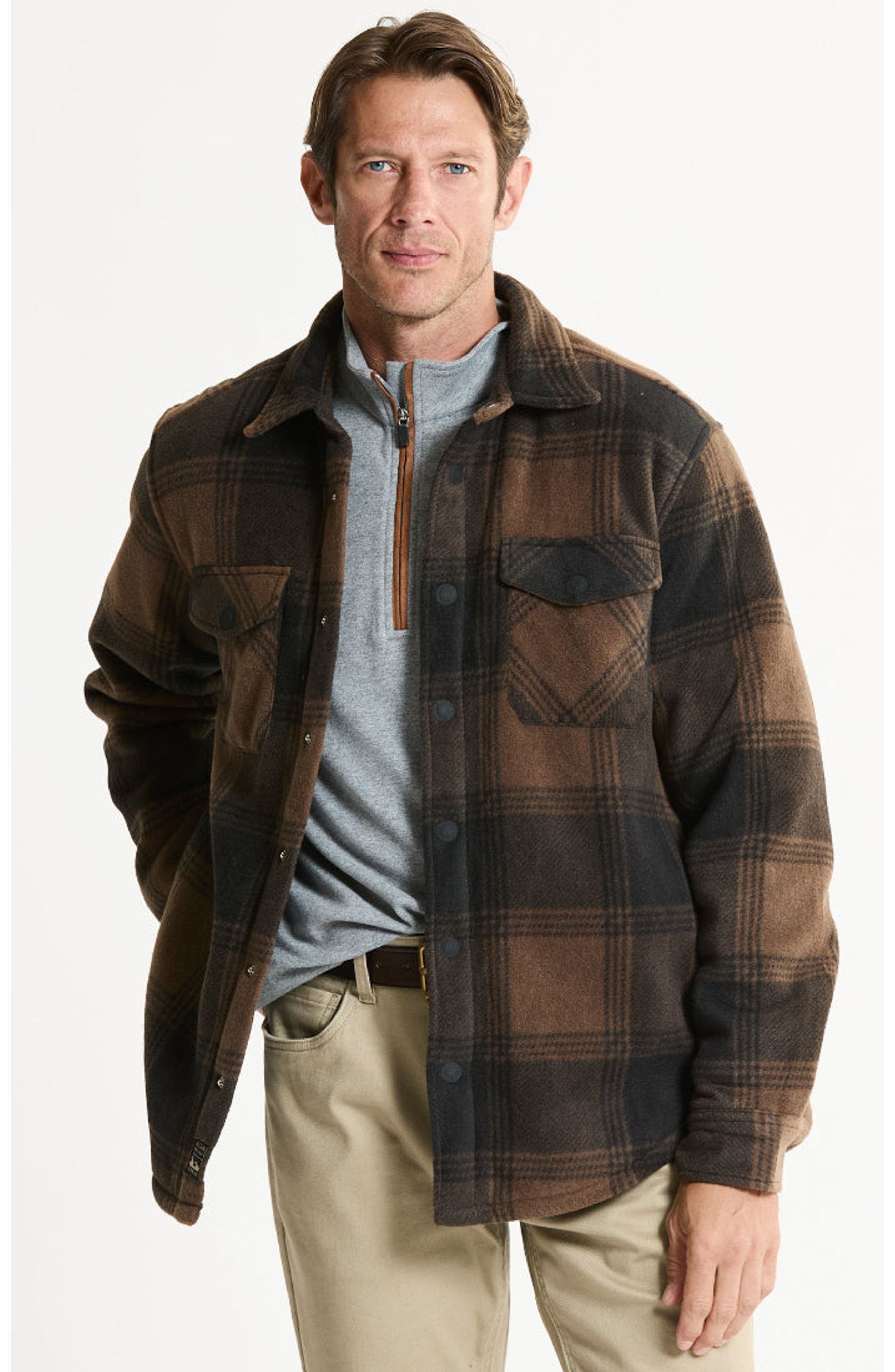 BROWN PLAID