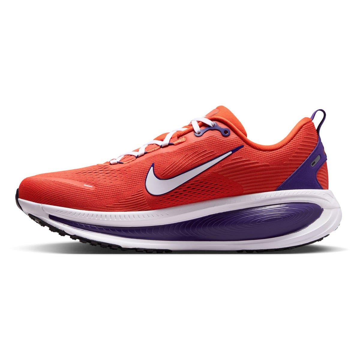 Men's Nike Clemson Tigers Vomero 18 Running Shoes, Alternate, color, Orange