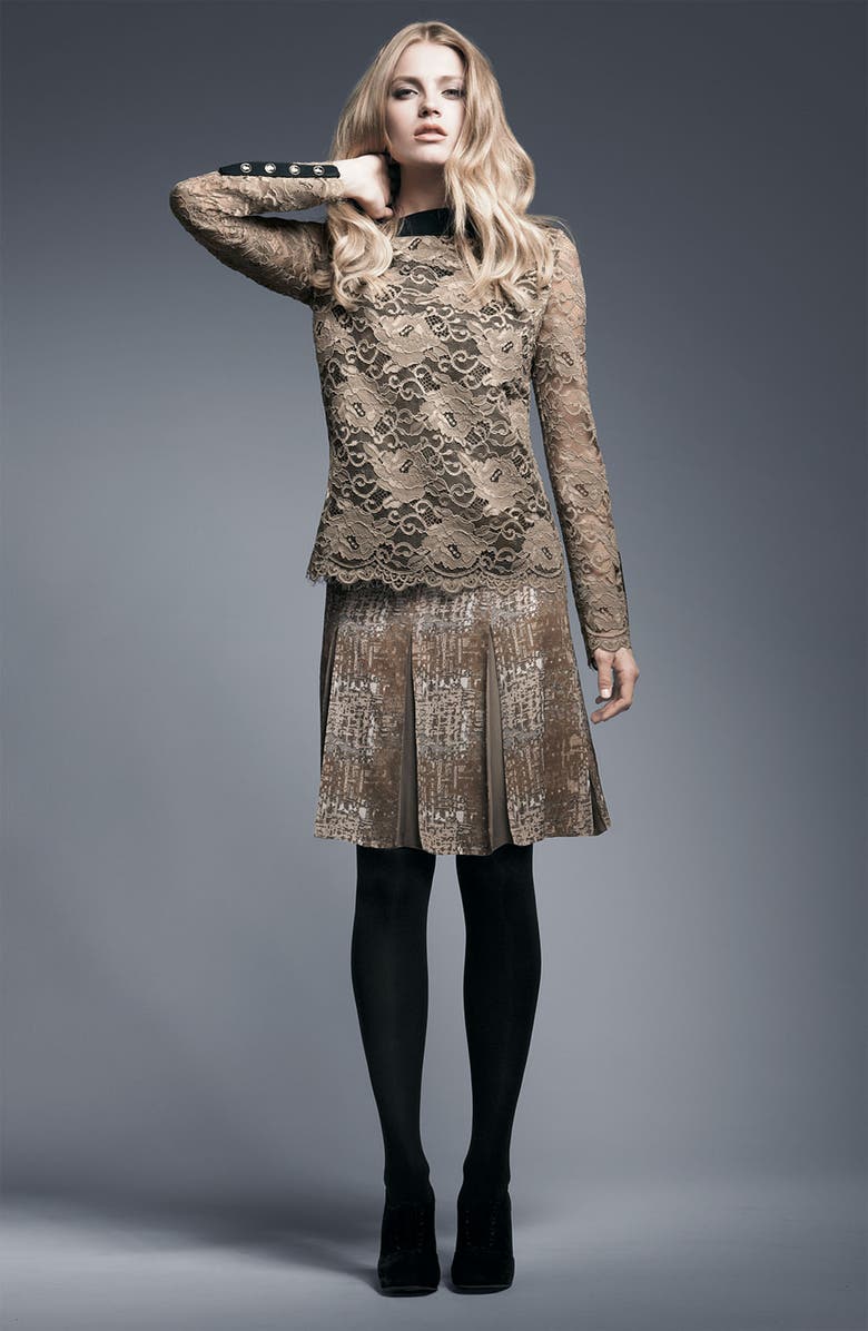 Tory Burch 'Neely' Lace Tunic, Alternate, color, 