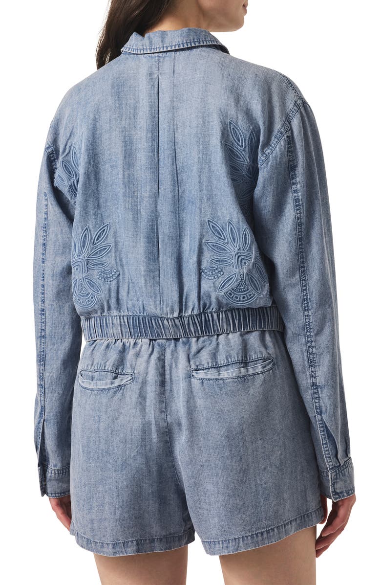 Splendid Cayden Chambray Jacket, Alternate, color, 