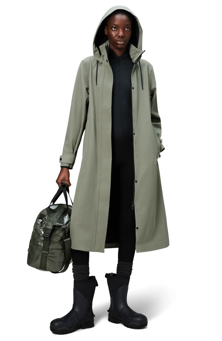 Rains Suva Vision Softshell A-Line Jacket, Alternate, color, Drift