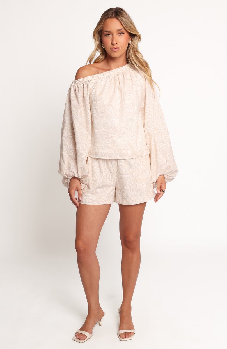 Petal & Pup Tuliya Printed Cotton & Linen Shorts, Alternate, color, 