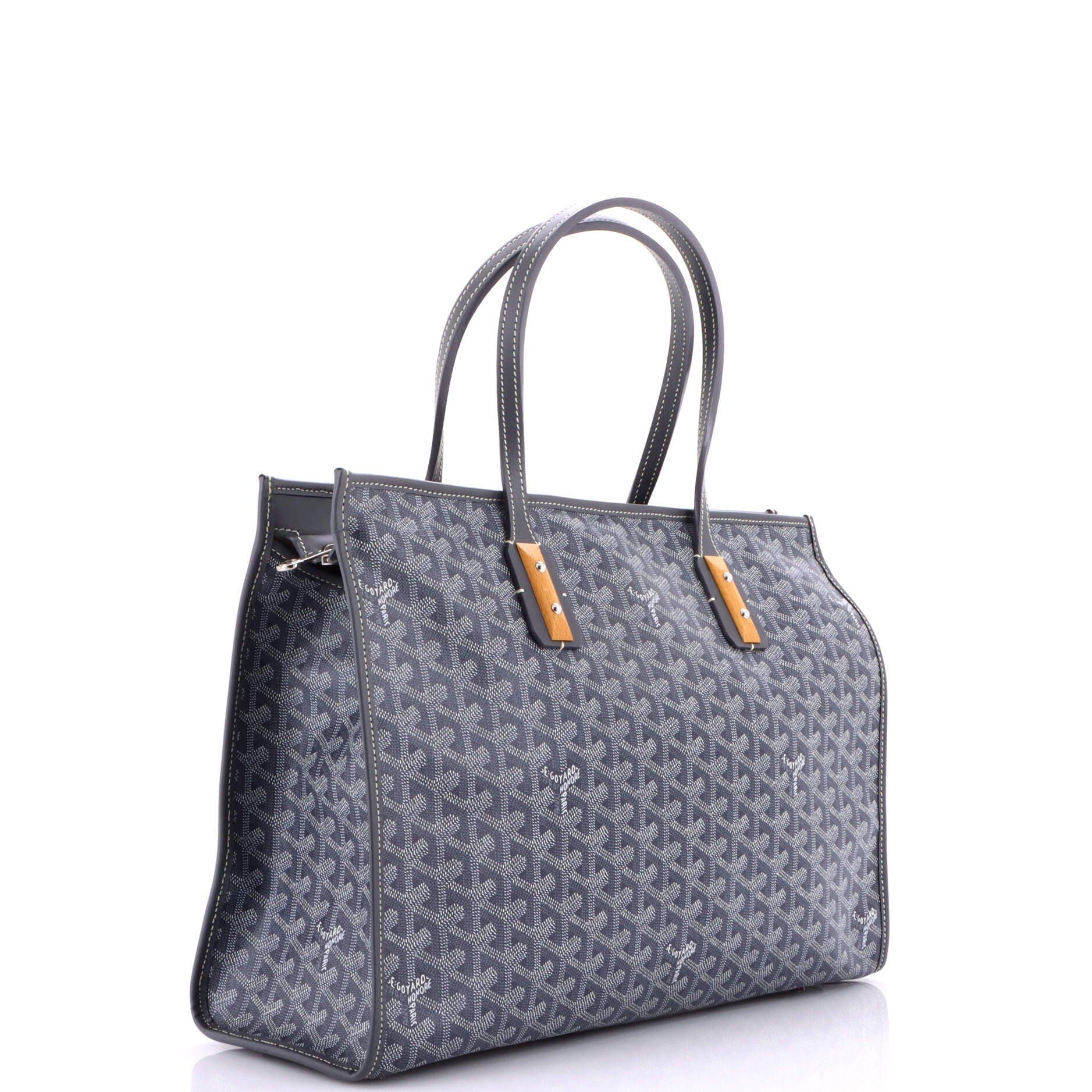 Pre-Owned Goyard Marquises Bag Coated Canvas, Alternate, color, Gray