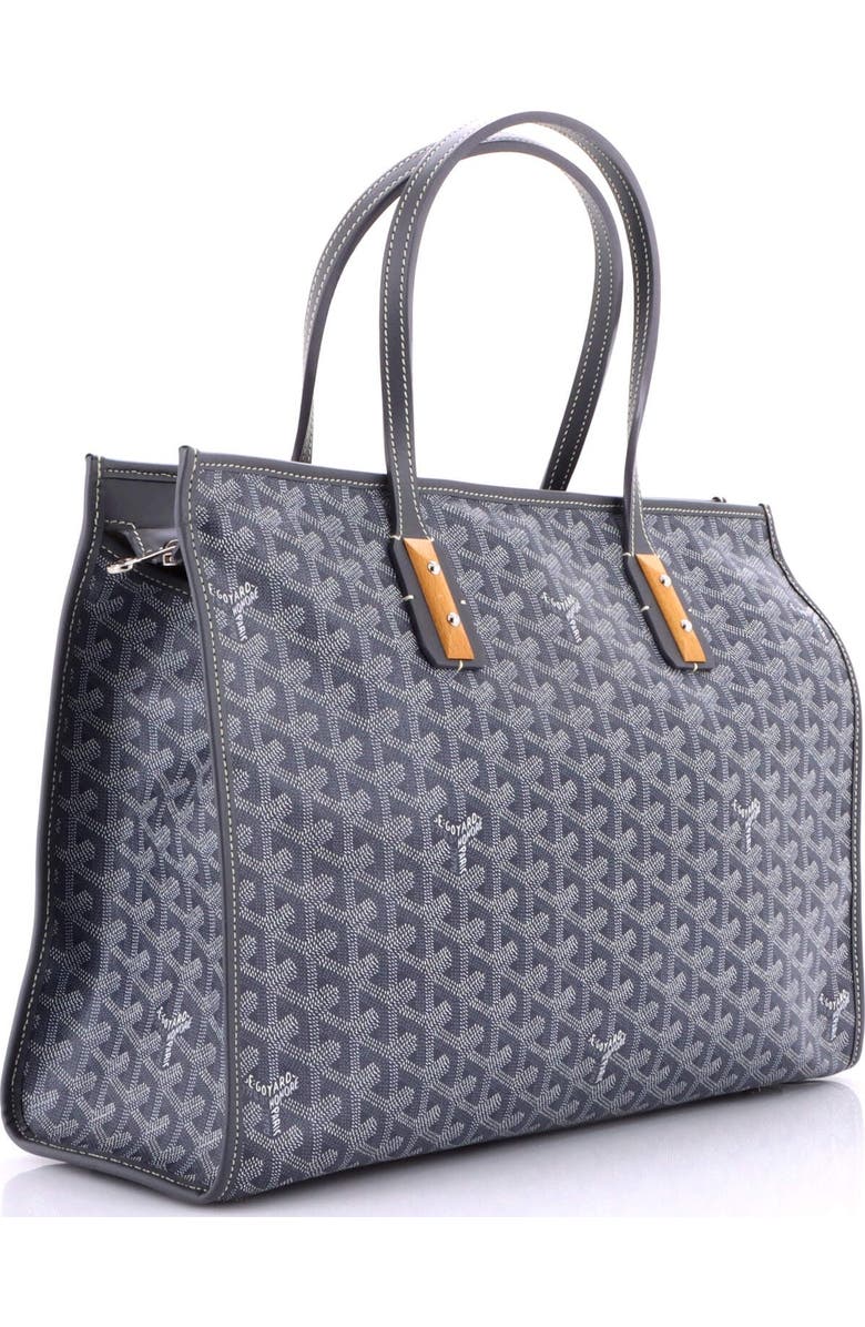 Pre-Owned Goyard Marquises Bag Coated Canvas, Alternate, color, Gray