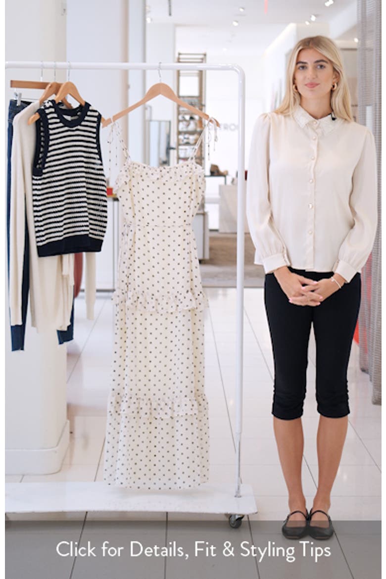 Polka Dot Tiered Maxi Dress video