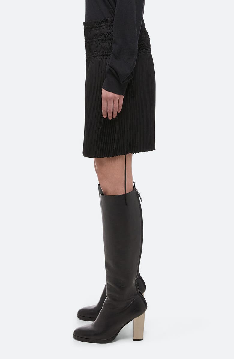 Helmut Lang Pleated Drawstring Waist Skirt, Alternate, color,