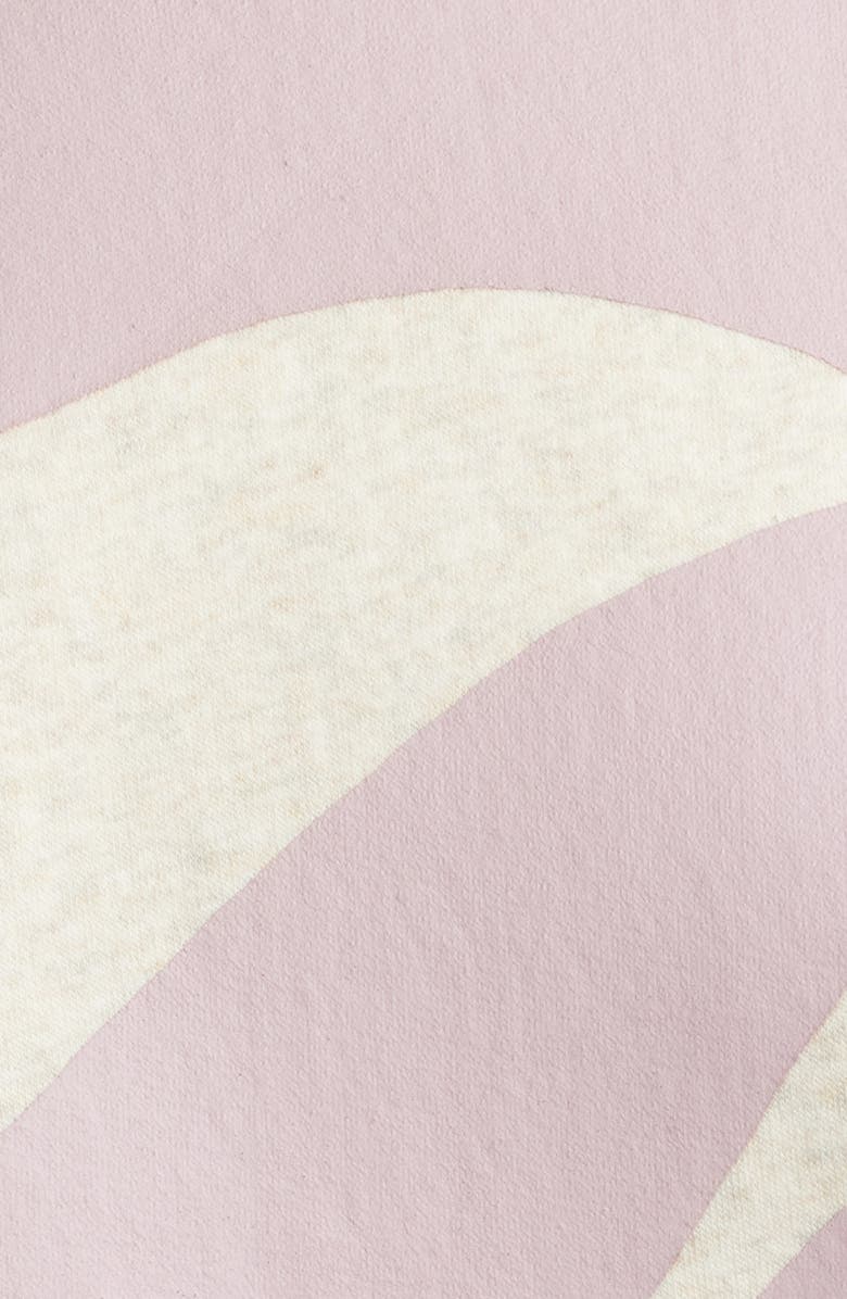 LoveShackFancy Palo Cotton Blend Sweatshirt, Alternate, color, Oatmeal