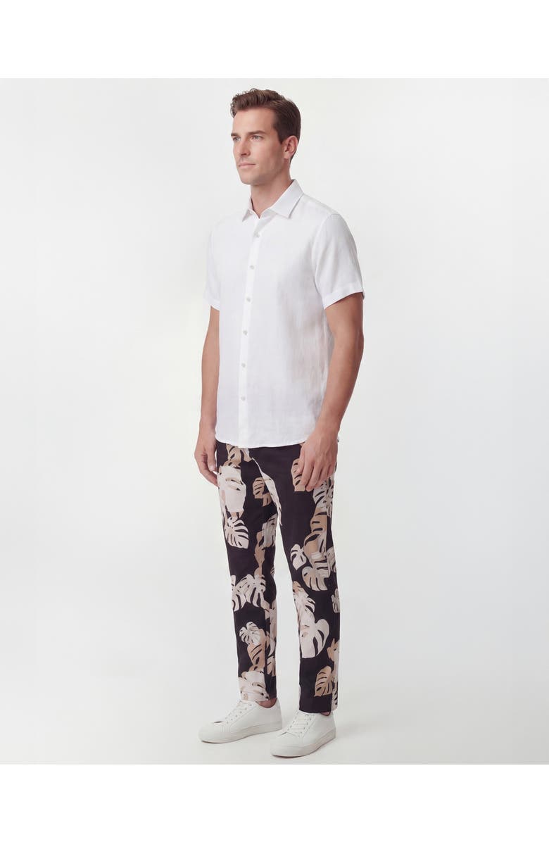 Lords of Harlech Monstera Floral Mens Tailored Pant, Alternate, color, Monstera Floral Smoke