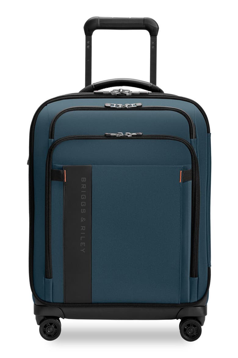 ZDX Global 21-Inch Expandable Carry-On Spinner Suitcase, Main, color, OCEAN