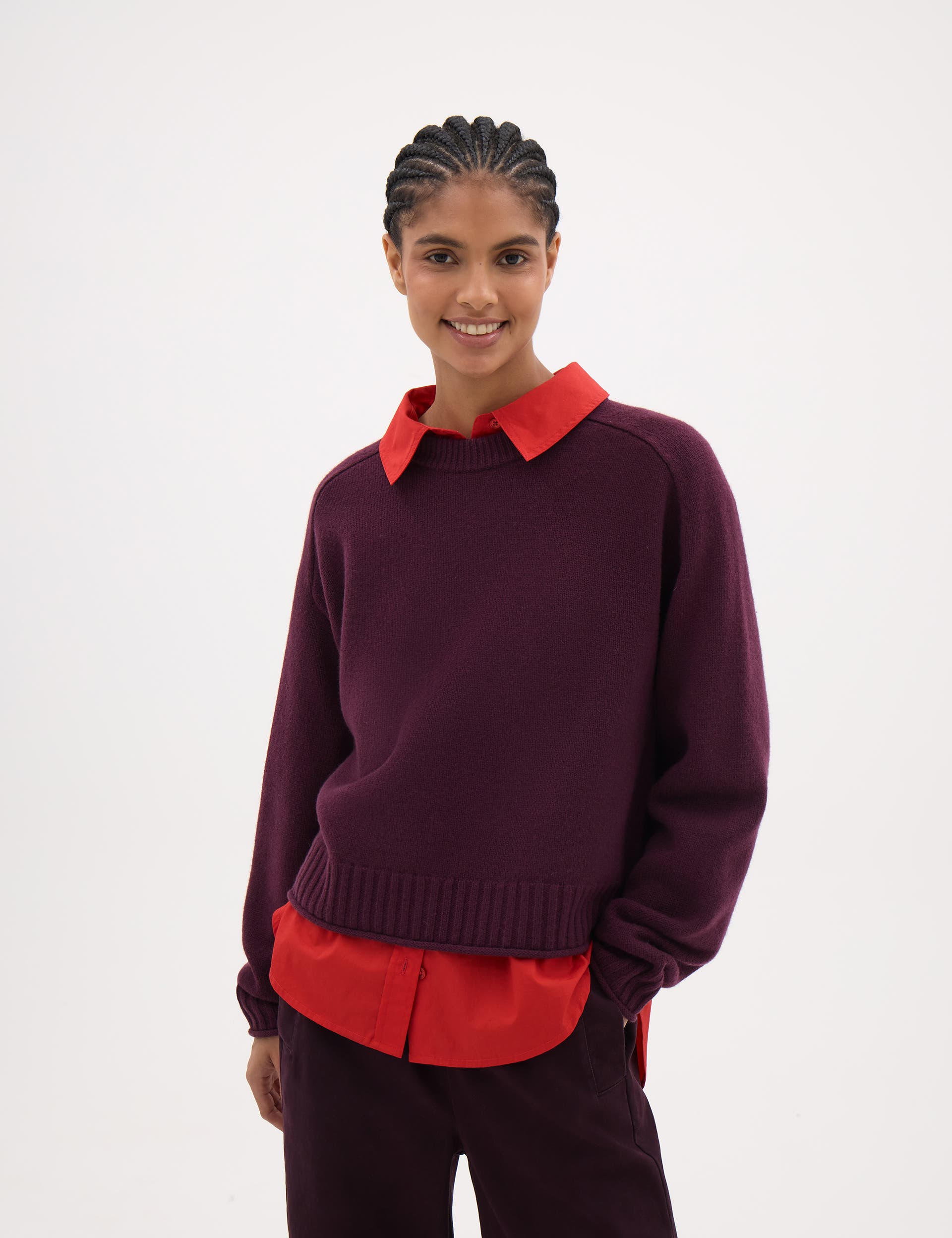 selected Burgundy Red